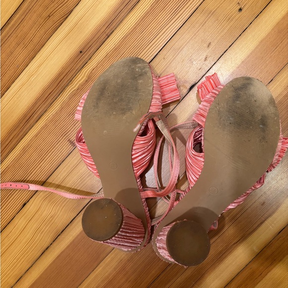 Elegant Pink Strappy Women's Sandals - Picture 5 of 6